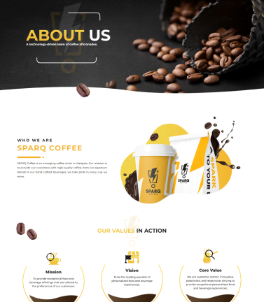 Sparq Coffee About Us SS