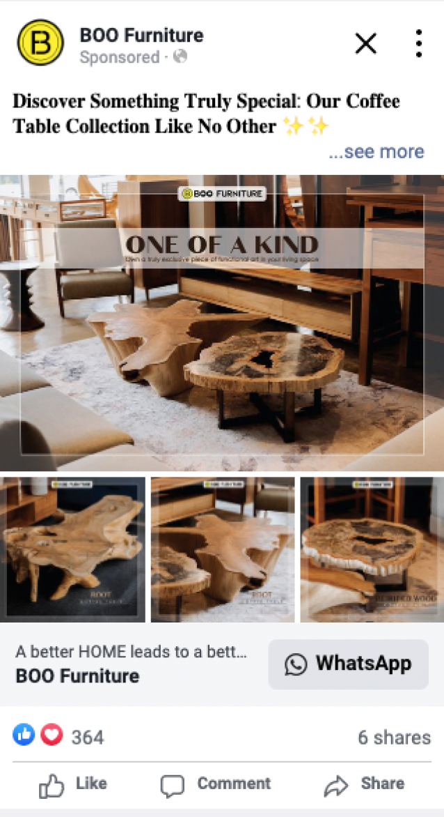 Boo Furniture_Facebook page SS1